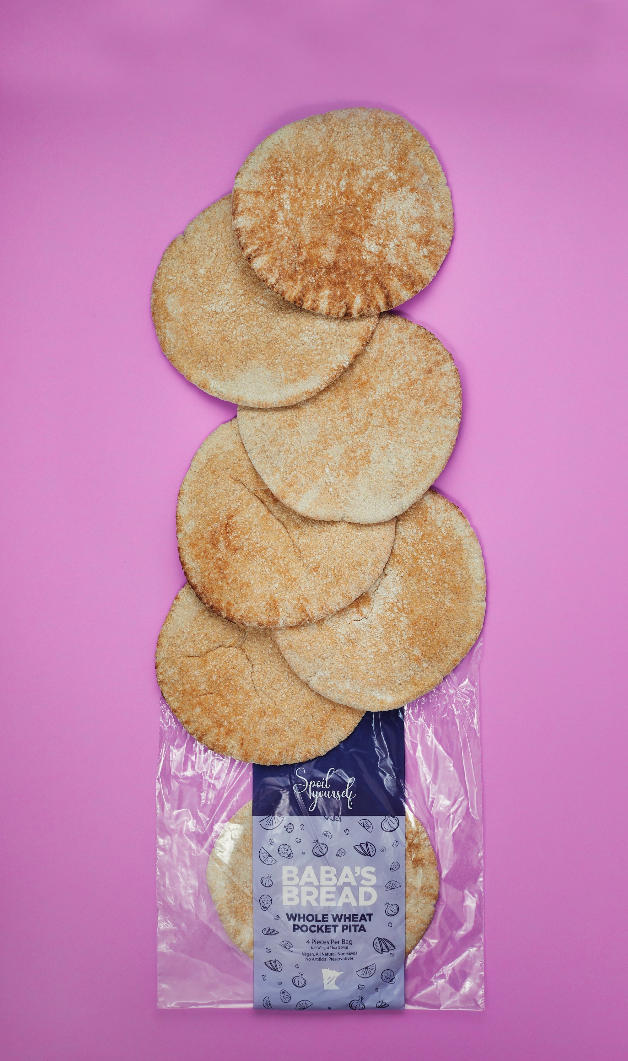 Whole Wheat Pocket Pita Baba's